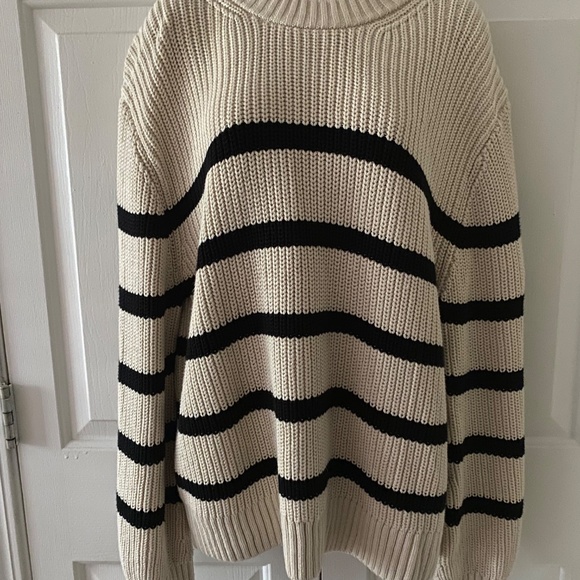& Other Stories Strip Oversized Sweater - Picture 2 of 11